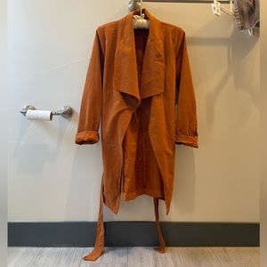 *AVAIL TIL 9/15* Love Tree belted lightweight jacket, size S